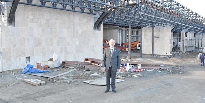 SÜLEYMANPAŞA OTOBÜS TERMİNALİ İNŞAAT ÇALIŞMALARINDA SONA YAKLAŞILDI