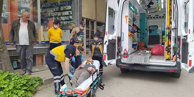 KORONA VİRÜS KORKUSU NEDENİYLE YARALIYA KİMSE YAKLAŞAMADI