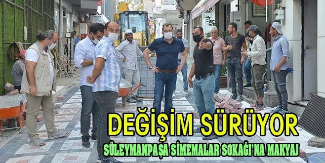 SİNEMALAR SOKAĞI SİL BAŞTAN YENİLENİYOR