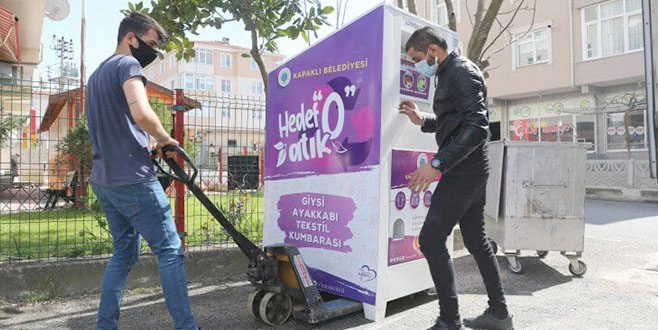 KAPAKLI 70 NOKTAYA TEKSTİL KUMBARASI KOYULDU