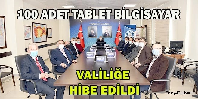 TABLET TESLİM TÖRENİ GERÇEKLEŞTİRİLDİ