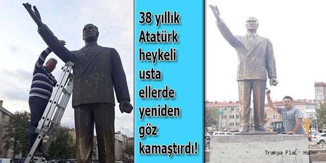 TARİHİ HEYKEL RESTORE EDİLDİ