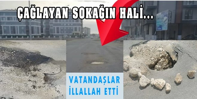 ÇERKEZKÖY?DE YOL ŞİKÂYETİ...