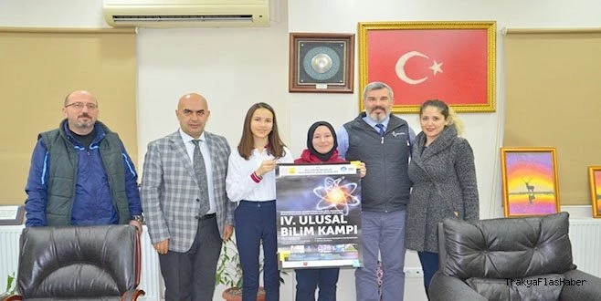 ULUSAL BİLİM KAMPI`NDA TEKİRDAĞ`I TEMSİL EDECEKLER