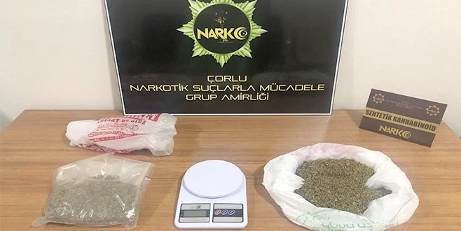  TEKİRDAĞ`DA 5 BUÇUK KİLO UYUŞTURUCU ELE GEÇİRİLDİ