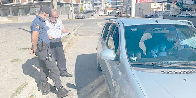 ŞARKÖY`DE COVİD 19 DENETİMİ YAPILDI