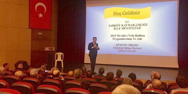ŞARKÖY`DE PEYGAMBERİMİZ VE AİLE KONFERANSI
