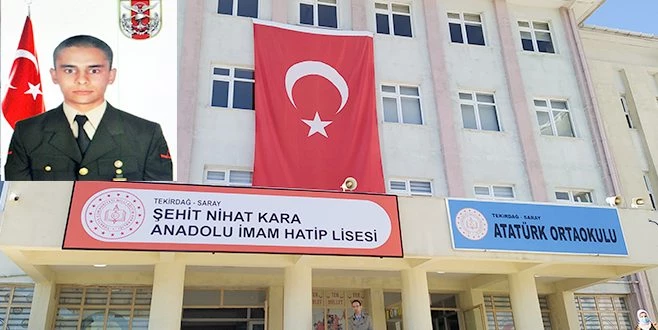 İDLİB ŞEHİDİNİN ADI LİSEYE VERİLDİ