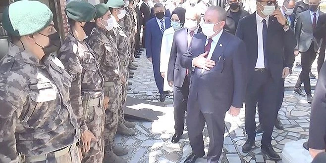 TBMM BAŞKANI ŞENTOP TEKİRDAĞ`DA PANDEMİ AÇIKLAMASI YAPTI