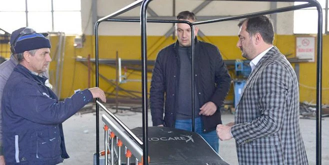 İZOLASYONLU SEDYE KULLANILMAYA BAŞLADI