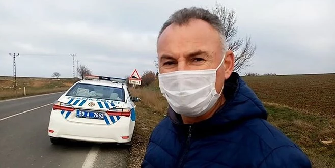 EMNİYET KEMERİ SAYESİNDE ÖLÜMDEN DÖNDÜ