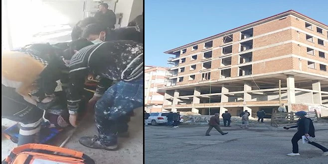 İNŞAATTAN DÜŞEN İŞÇİ HAYATINI KAYBETTİ